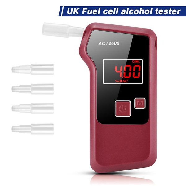 

high-precision blowing type portable alcohol detector for drunk driving ornaments lcd backlight light alcoholism test