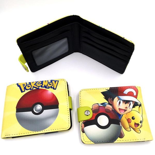 

wallets japanese cartoon wallet cute short purse with card holder pk, Red;black