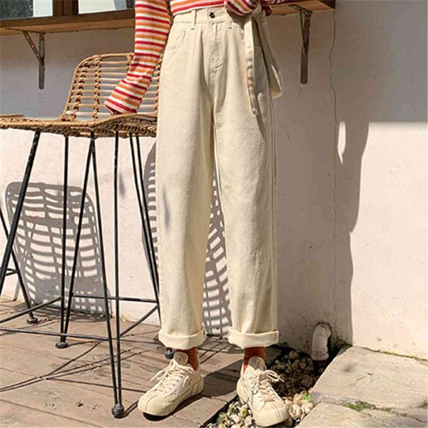 

women's jeans korean-style jeans and chic female spring high waist loose korean style rectangular versatile slimming cut 9awu, Blue