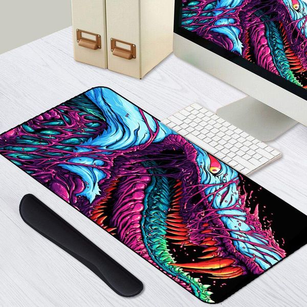 

mouse pads & wrist rests game 900x400mm hyper beast xl large locking edge gaming pad cs go keyboard rubber mousepad rest table computer mat