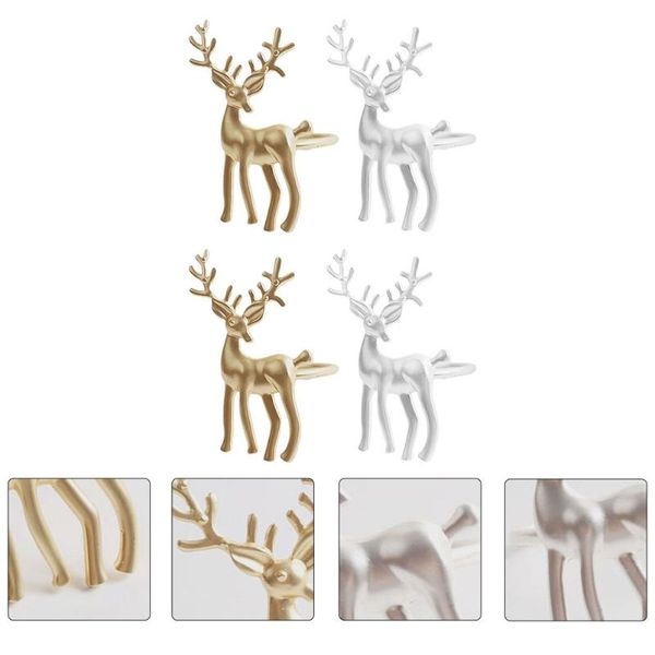 

napkin rings 4pcs exquisite christmas decorative buckle clasps