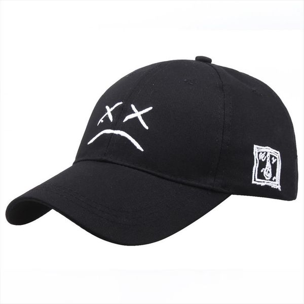 

dad hat embroidery men baseball cap sad face xxxtentacion hip hop golf love lil.peep snapback women, Blue;gray