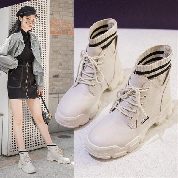 

boots spring autumn women ladies female brand canvas fashion casual designer luxury ankle shoes woman for, Black