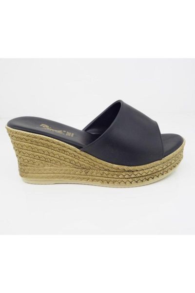 

slippers jade 250 daily casual use wedges, Black