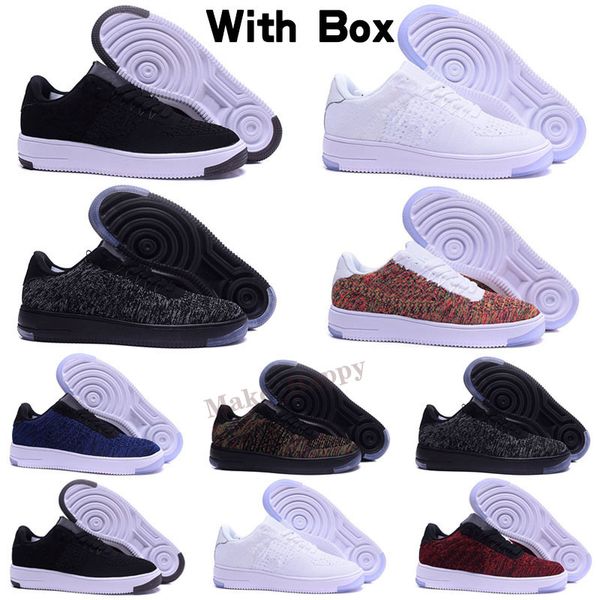 

designer forcs women men low cut one 1 shoes all black forcd 1s classic trainers high knit sneaker