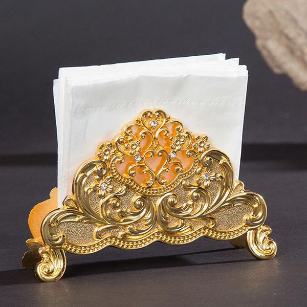 

tissue boxes & napkins 1pcs creative napkin holder for home decoration vertical metal dining table el deskornament