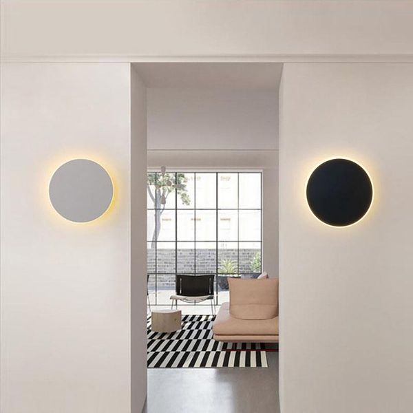

wall lamp round square touch switch led bedroom living room staircase corridor interior home decoration lighting