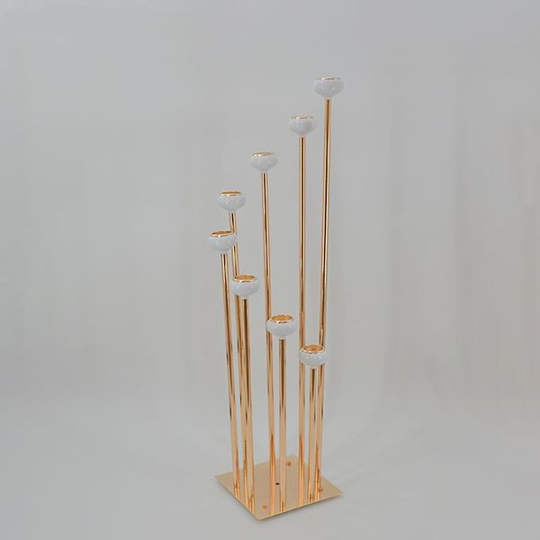 

candle holders metal holder candlestick flower vase wedding table centerpiece candelabra pillar stand road lead party decor