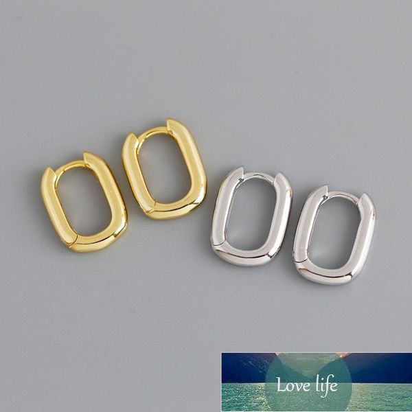 

gold silver color stud earrings charm women trendy jewelry vintage simple geometric rectangle shaped party accessories gifts factory price e, Golden;silver
