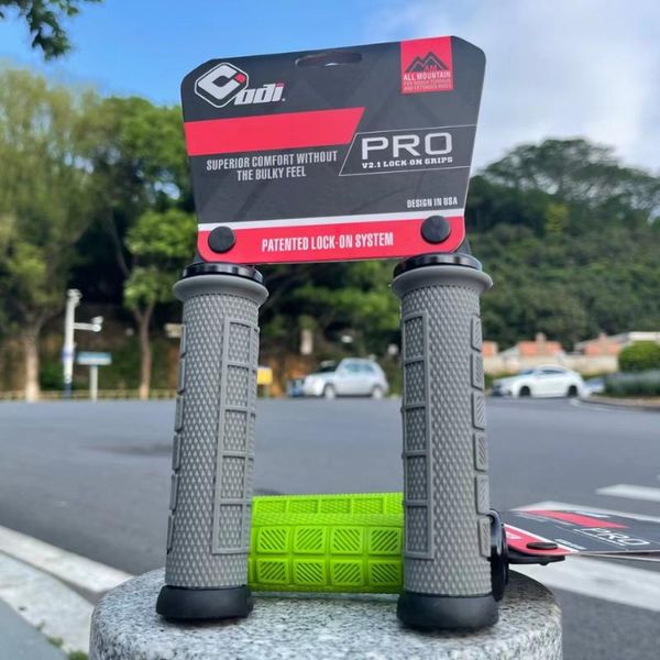 

bike handlebars &components odi elite pro v2.1 lock on grips for mtb mountain handlebar alluminium alloy+silica gel