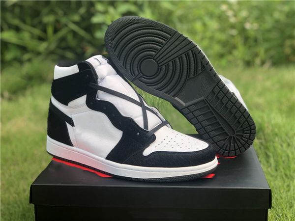 

genuine jumpman 1 men's basketball shoes horse hair color matching sports shoelaces shoebox full size shipment 40.5--46