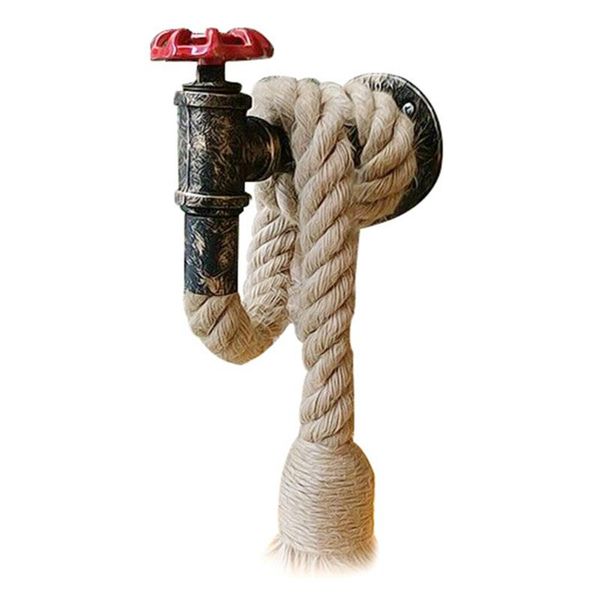 

wall lamp fixture vintage industrial bedroom no bulb water pipe night living room home decoration metal corridor porch stairs light