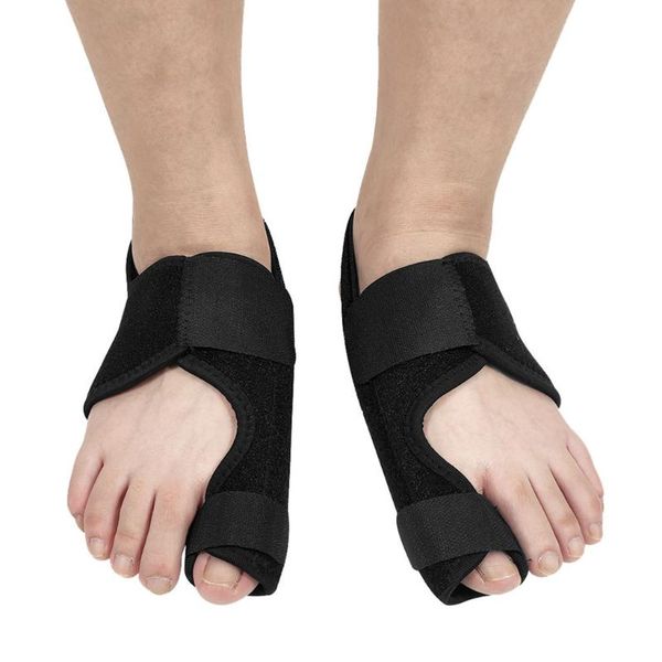 

toe separator hallux valgus bunion corrector ortics feet bone thumb adjuster correction pedicure sock straightener 2pcs ankle support, Blue;black