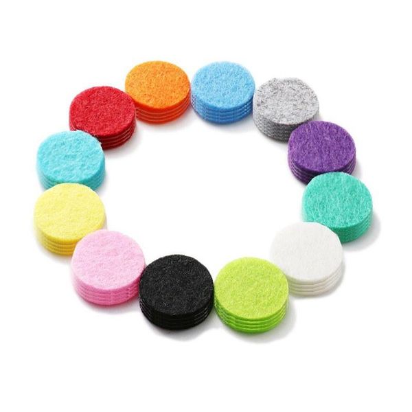 

washable refill pads felt diameter 22mm for car essential oil diffuser locket [48 pcs] air freshener