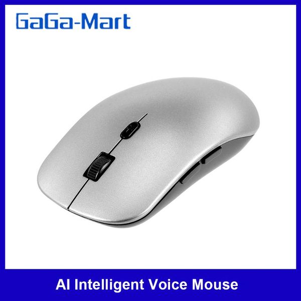 

2.4g wireless mouse ai intelligent voice silent conputer 1000dpi typing/translation pc for win7/8/10/xp mice