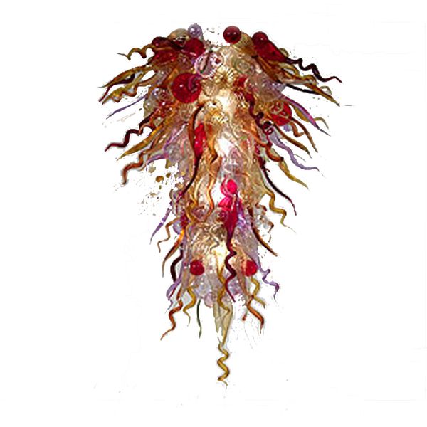 

mouth blown glass chandelier lighting living room decoration