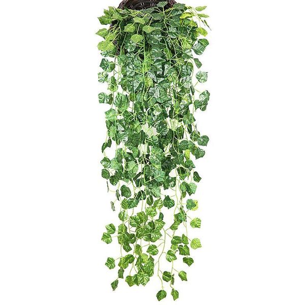 

35.4in artificial plant 90cm ivy garland lifelike hanging decoration wedding household party vine decorative flowers & wreaths