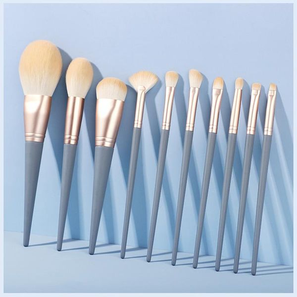 

makeup brushes 5/10pcs set eye shadow foundation blush cosmetic powder blending beauty make up kabuki brush tools maquiagem