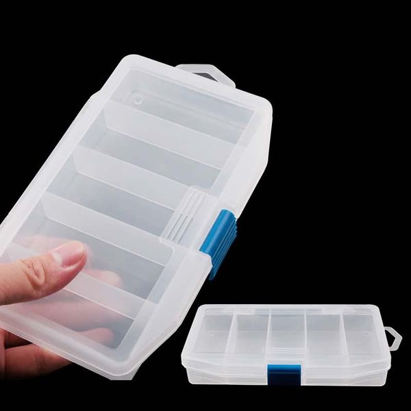 

compartments fishing tackle box storage case lure spoon hook bait accessories tools