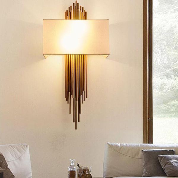 

wall lamps postmodern retro lamp led designer decoration light gold bedroom bedside stairs corridor simple luxury