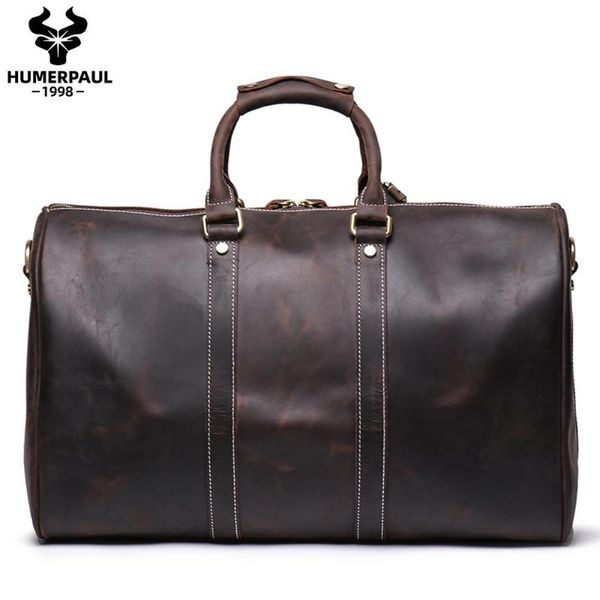 

genuine leather men large travel bags england style tote duffle business handbag quality luggage shoulder duffel