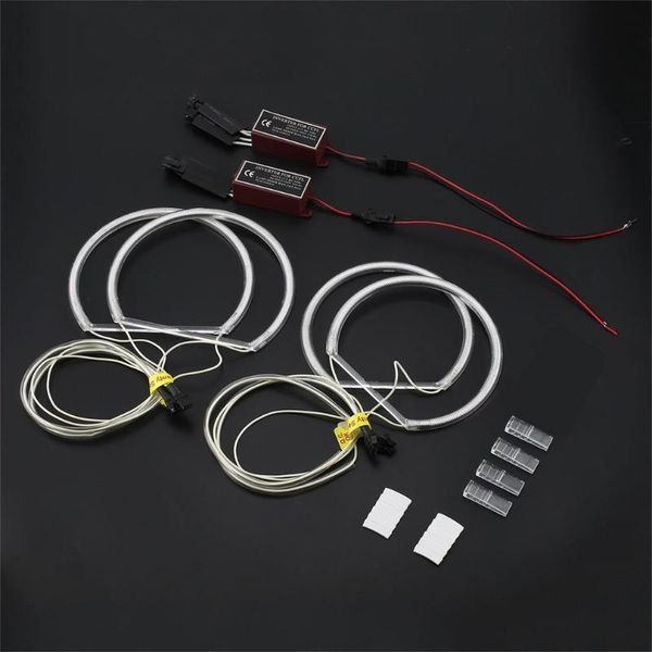 

other lighting system professional non-hid halogen headlight white/yellow led ccfl angel eyes halo rings kit for e46 3 series 1999-2004