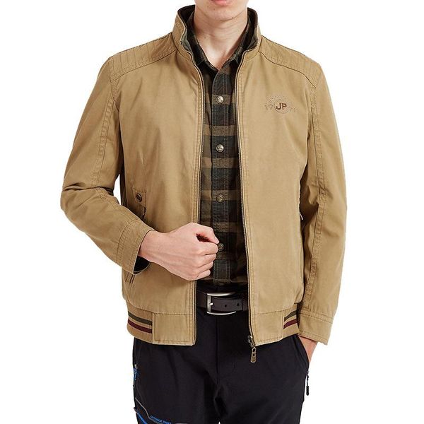

men's jackets autumn jacket men double-sides wear military casual cotton breathable veste homme plus size -5xl mens and coats, Black;brown