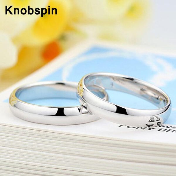

cluster rings knobspin fashion 100% 925 sterling silver wedding engagement for women high carbon diamond party fine jewelry wholesale, Golden;silver