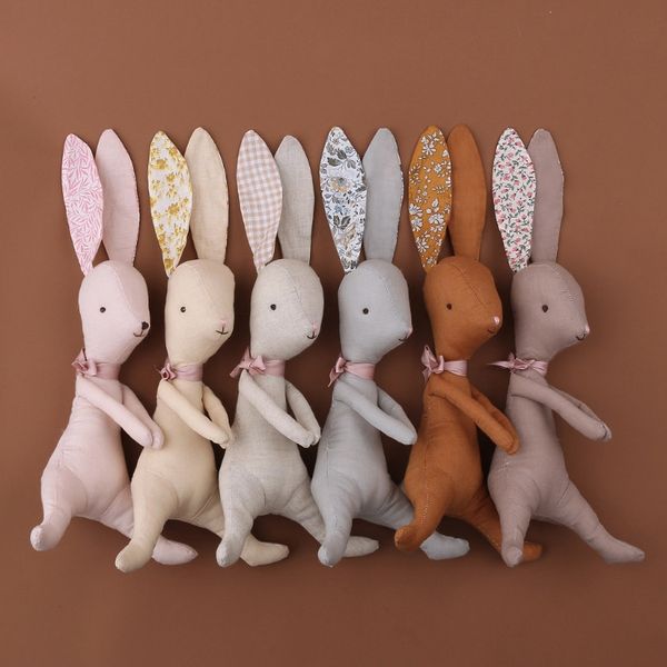 

baby kawaii bunny plush rabbit dolls soft newborn sleeping plush toy baby appease toy rabbit easter gift stuffed toys for girls