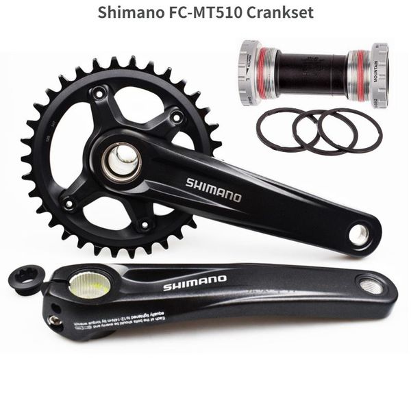 

bike heels & chainwheels deore fc mt510-1 crankset mt510 1x12-speed 170mm-34t