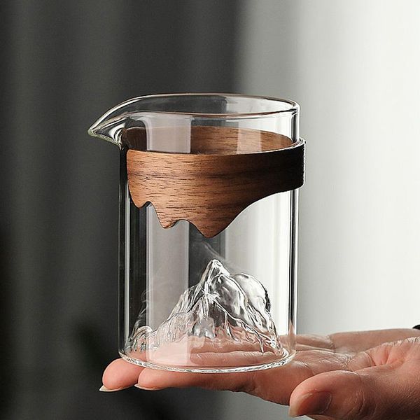 

mugs 240ml fair cup anti-scalding glass teacup creative transparent cups master pour tea teaware accessories coffee mug