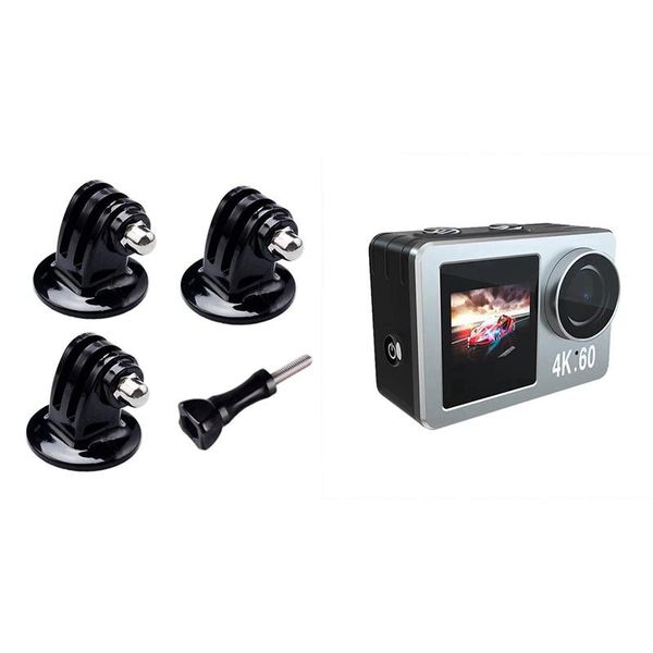 

telescopes 1 set tripod mount adapter & 2.0in 4k 20mp wifi contact action camera