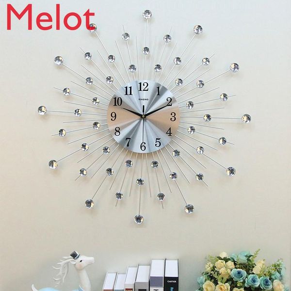

wall clocks modern simple clock living room bedroom watch creative home quartz mute