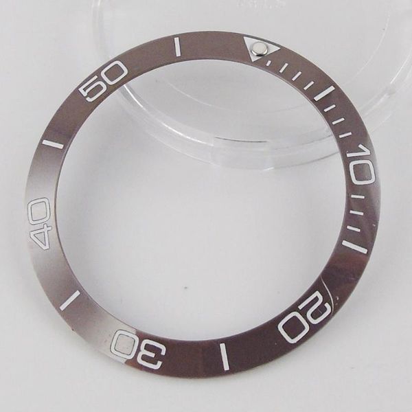 

repair tools & kits 38mm white blue black ceramic inserts for 40mm sub watch case automatic movement men's bezel