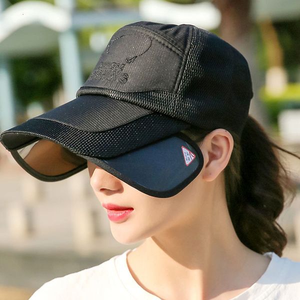 

sunscreen summer sunshade anti ultraviolet male baseball cycling sun outdoor cap female, Blue;gray