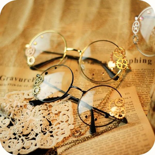 

party masks steampunk glasses frame lolita base retro gothic cosplay diffuse anime exhibition