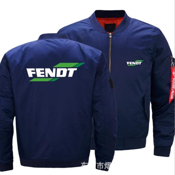 

men's jackets 2021 flight flying jacket winter thicken warm zipper men fendt casual coat, Black;brown