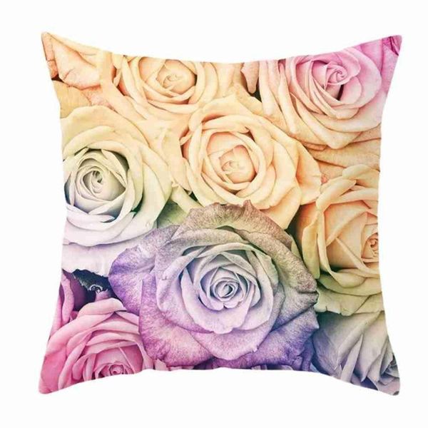 

cushion/decorative pillow rose cushion covers for home sofa chair pillowcase wholesale 45x45cm wedding decorati2021 q7x2