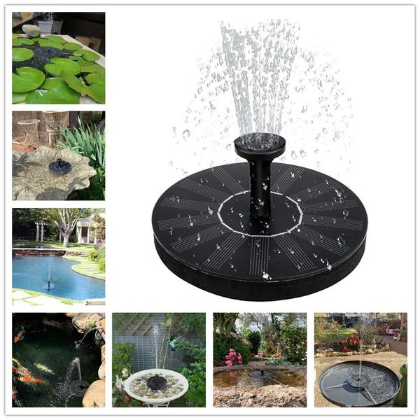 

garden decorations solar fountain watering kit power pump pool pond submersible waterfall floating panel water toys for