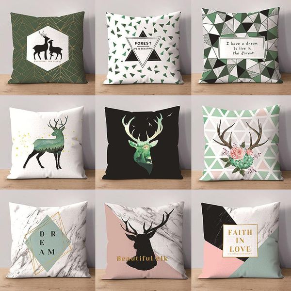 

cushion/decorative pillow nordic detachable office cushion core sofa car pillowcase