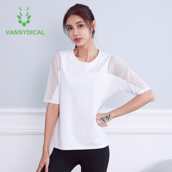 

women mesh gym yoga shirts short sleeve loose sports workout t-shirts quick dry summer fitness jogging sportswear outfit