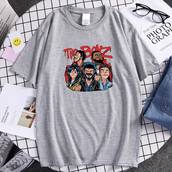 

the boys american anime men t shirt science fiction street outdoor printed short sleeve tshirts summer cool brand, White;black