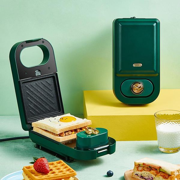 

bread makers 220v multifunction electric waffle maker timed sandwich toaster baking breakfast machine takoyaki pancake sandwichera tool
