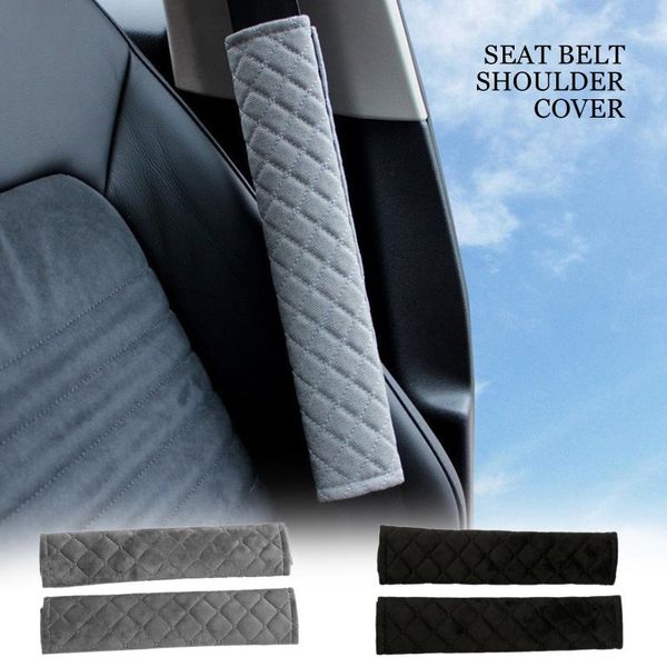 

safety belts & accessories 2 pcs car seat belt cover universal auto covers warm plush shoulder cushion protector protection