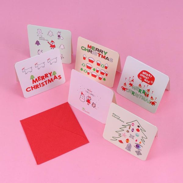 

pcs small christmas hollow greeting creative elements painted blessing gift for supplies cards