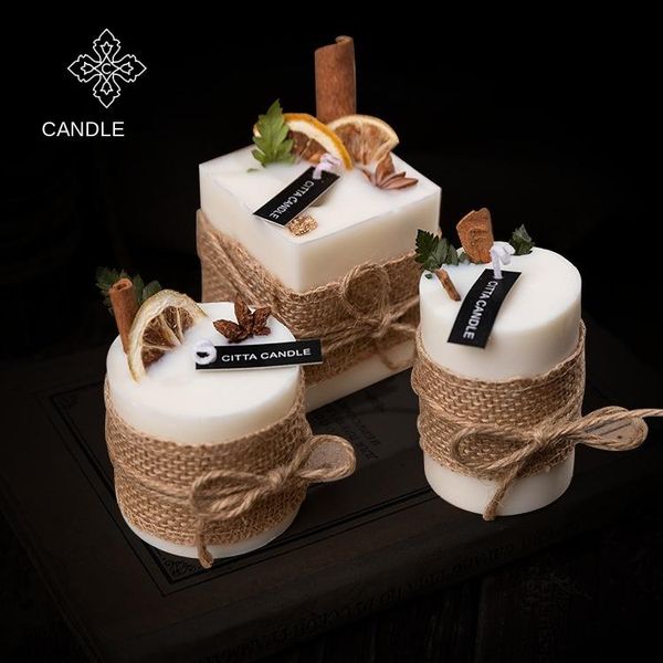 

garden scented candle smokeless plant essential oil fragrance glass wax candles