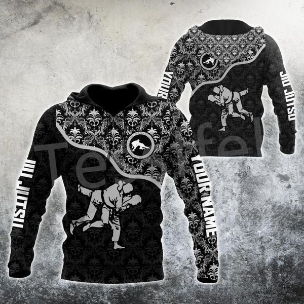 

men's hoodies & sweatshirts sports martial arts jujitsu judo tracksuit harajuku 3dprint men/women casual funny autumn 20, Black