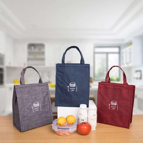 

storage bags big lunch for women men carry office picnic insulated ice bag portable fresh-keeping fruit organizer