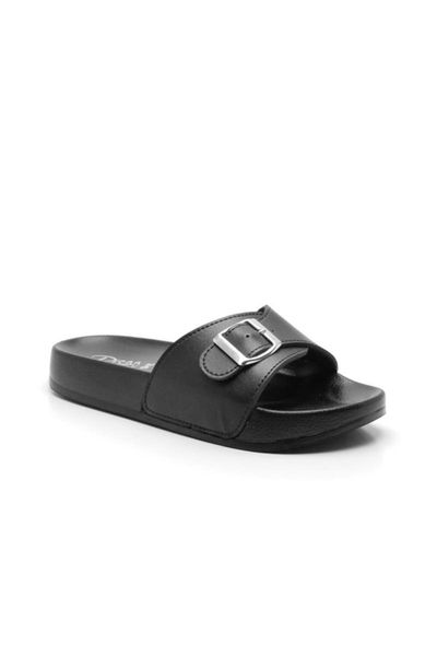 

slippers pienn 18646 daily buckled woman black
