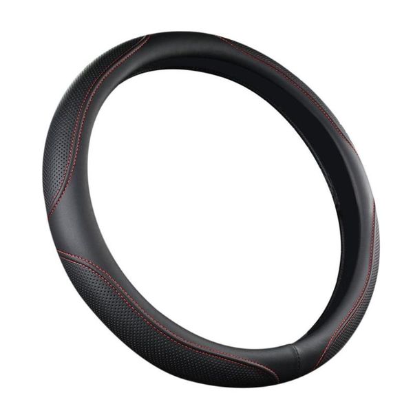 

steering wheel covers universal car cover breathable four seasons anti-slip premium high-grade leather